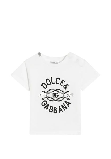 T-shirt con logo DOLCE & GABBANA KIDS | L1JTEY G7Q0WW0111